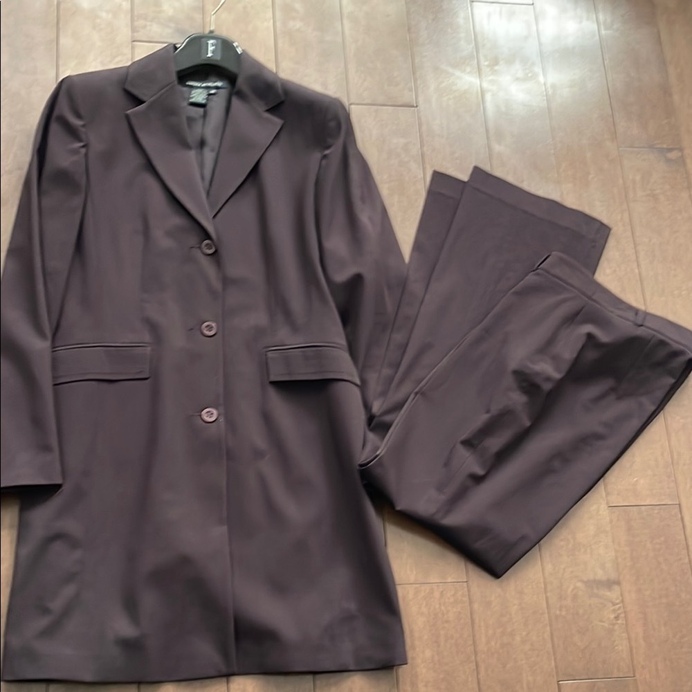 Eggplant coloured Suit Set